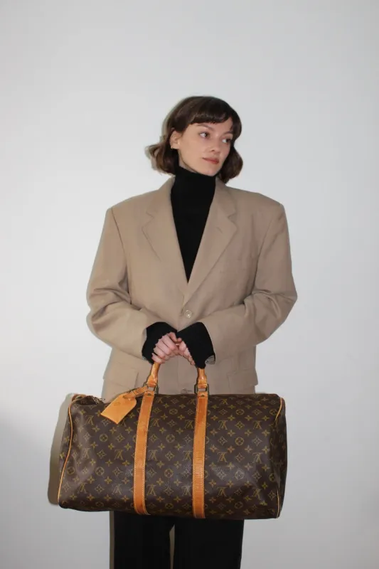 Vintage Louis Vuitton Monogram Keepall Duffle Bag made by Vintage