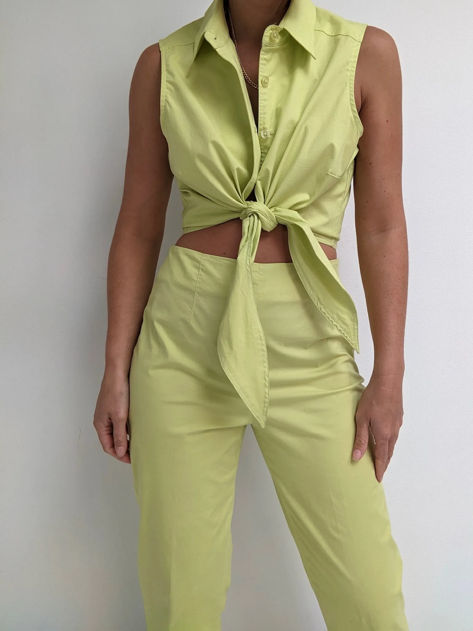 Favorite 90s Lemon-Lime Capri Set sold by NA NIN product image thumbnail 3