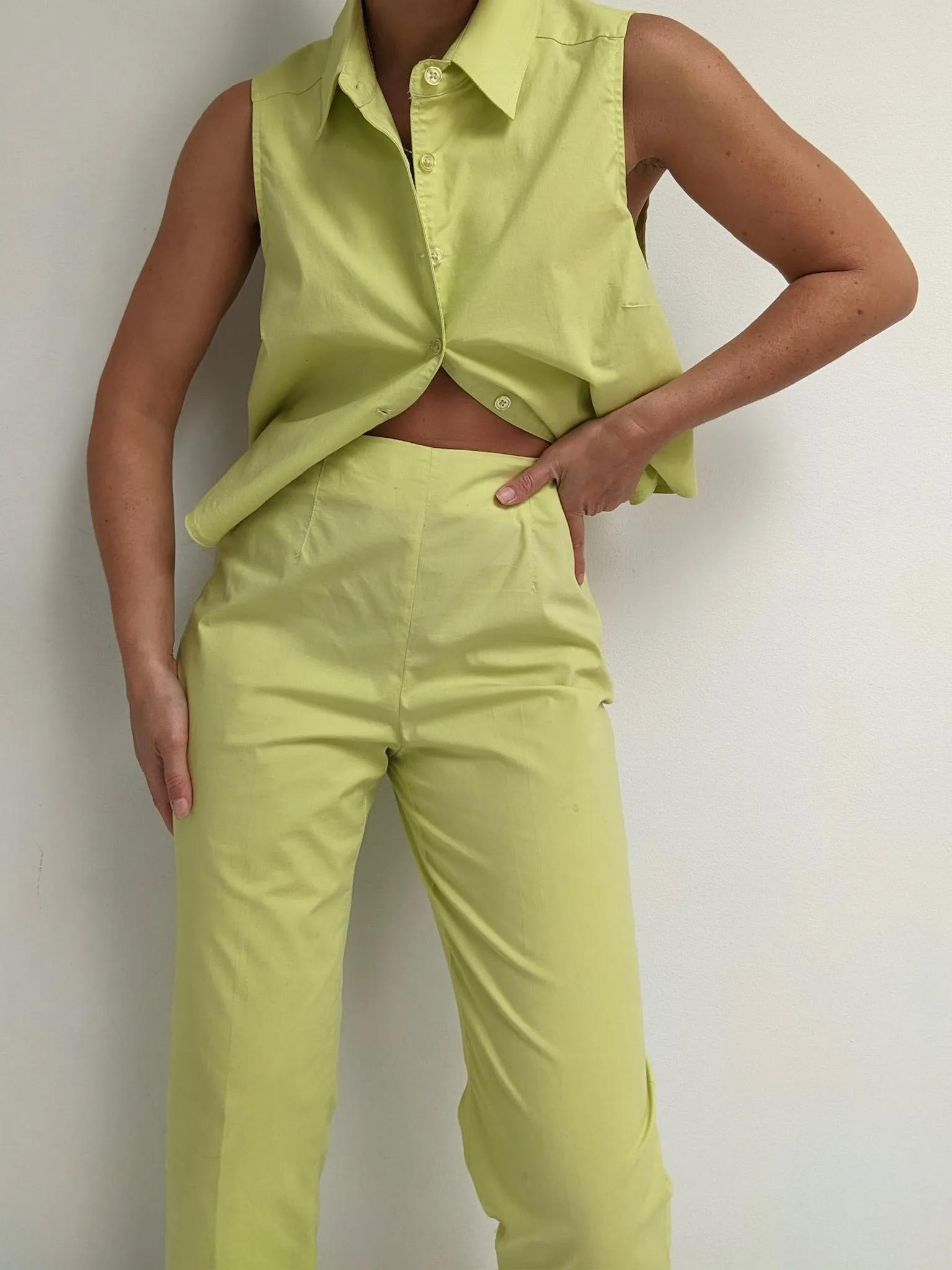 Favorite 90s Lemon-Lime Capri Set sold by NA NIN product image thumbnail 4