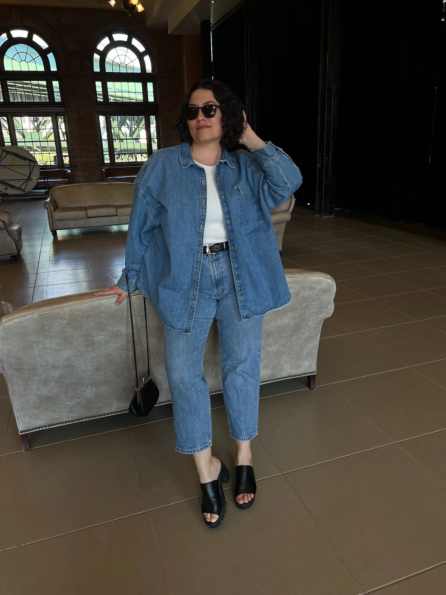 Vintage Double-Weight Denim Button Down sold by NA NIN product image thumbnail 5