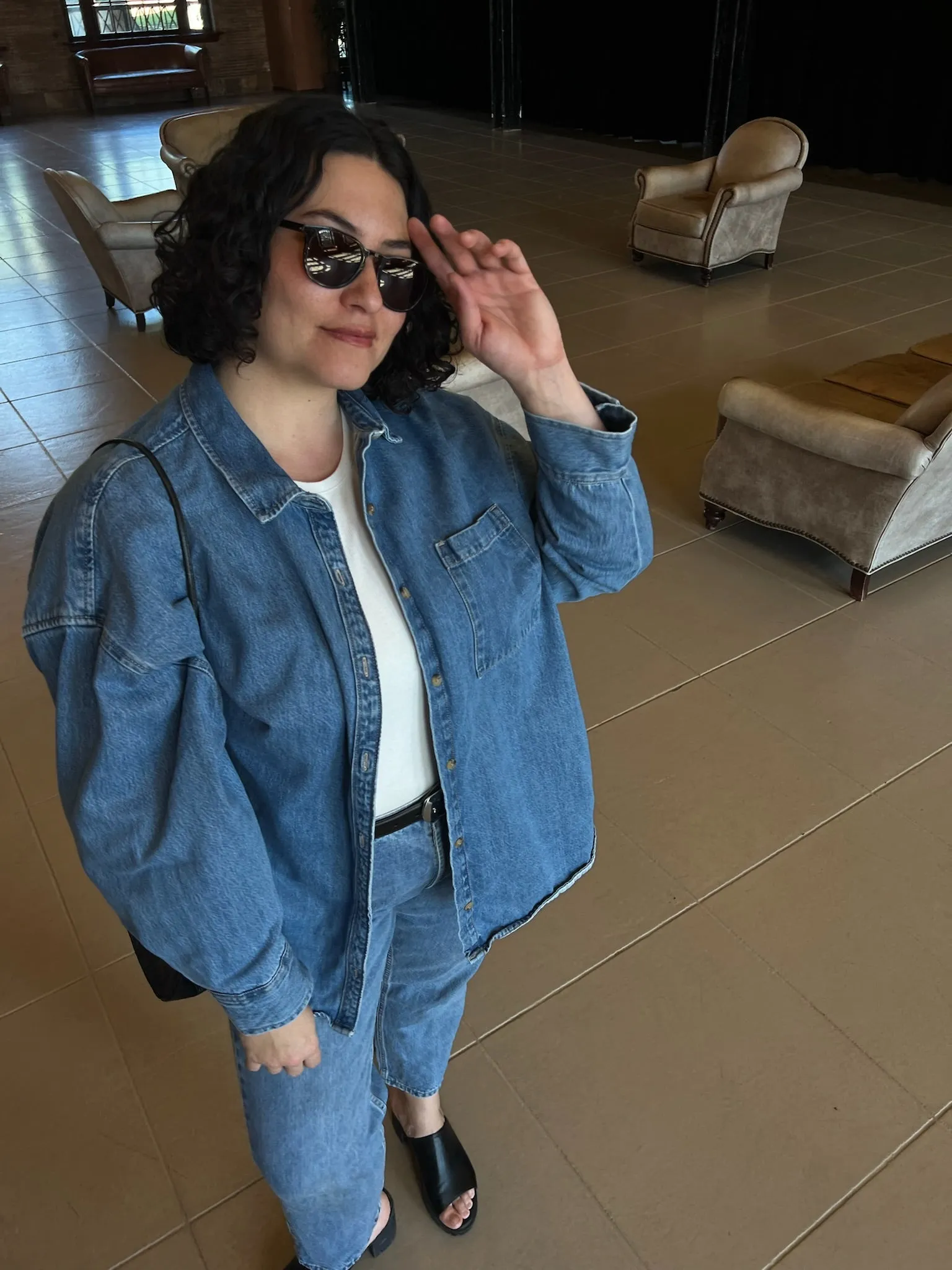 Vintage Double-Weight Denim Button Down sold by NA NIN product image thumbnail 4