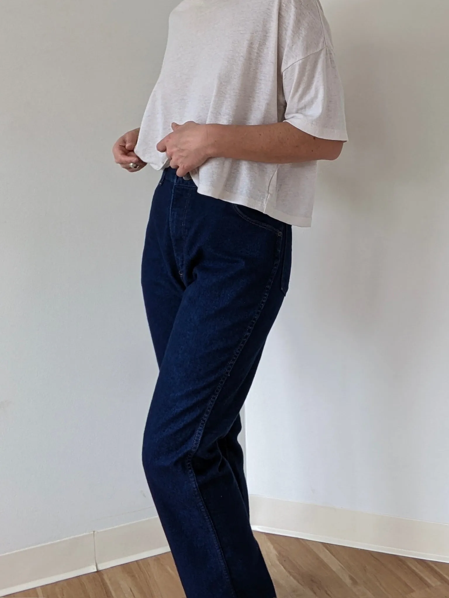 Vintage Indigo High Rise Denim sold by NA NIN product image thumbnail 3