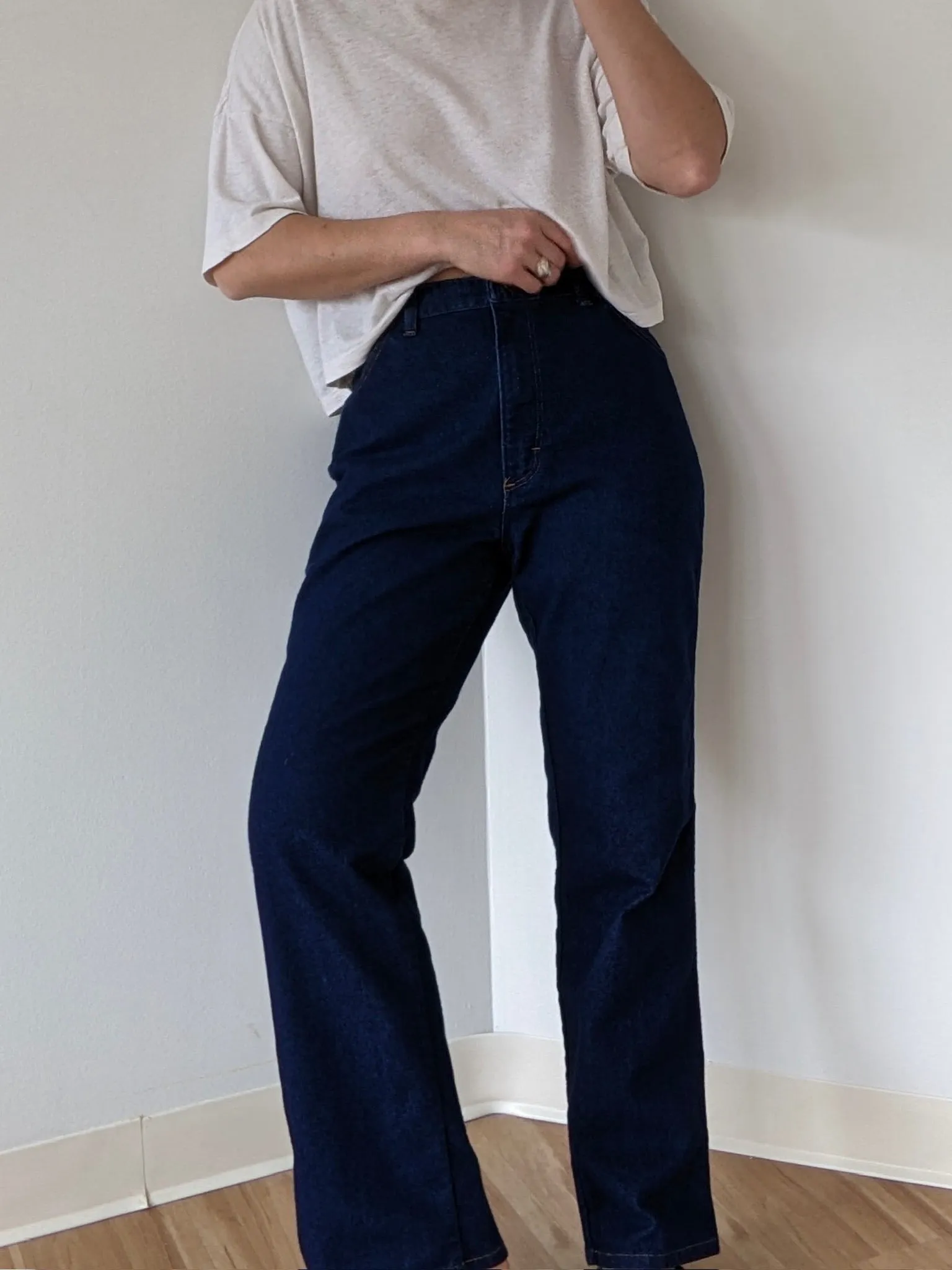 Vintage Indigo High Rise Denim sold by NA NIN product image thumbnail 2