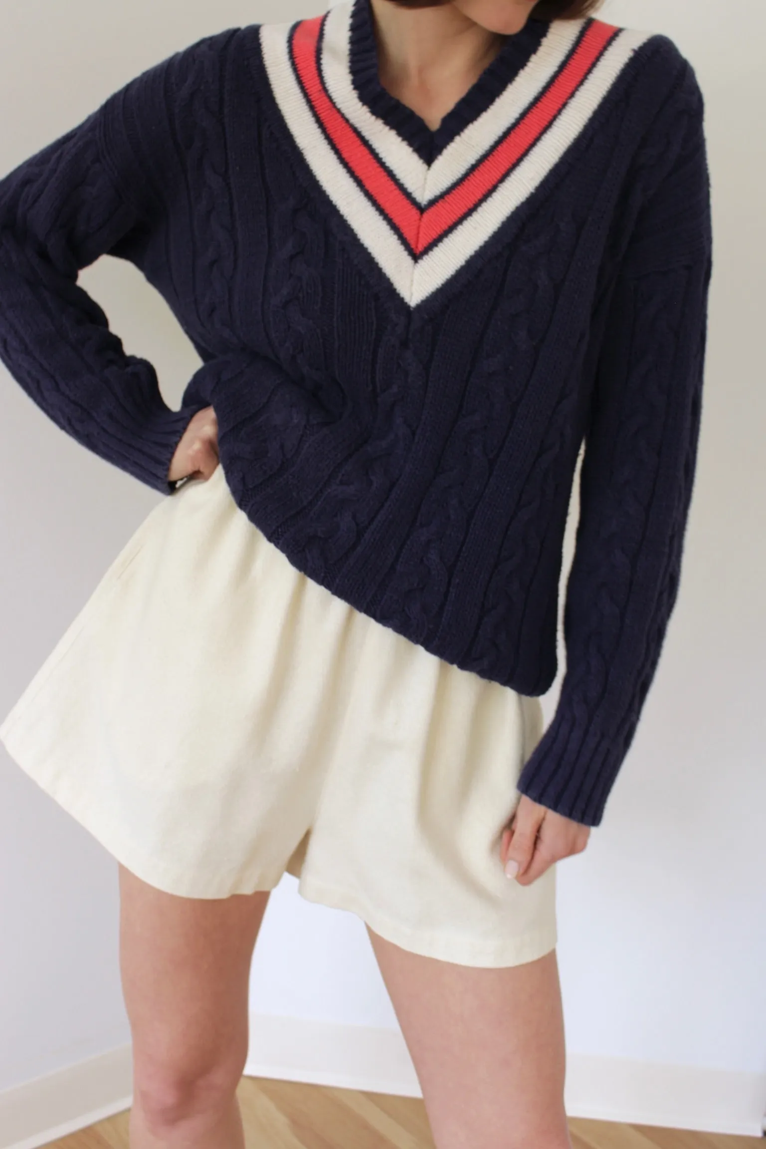Vintage Collegiate Cotton Sweater sold by NA NIN product image thumbnail 4