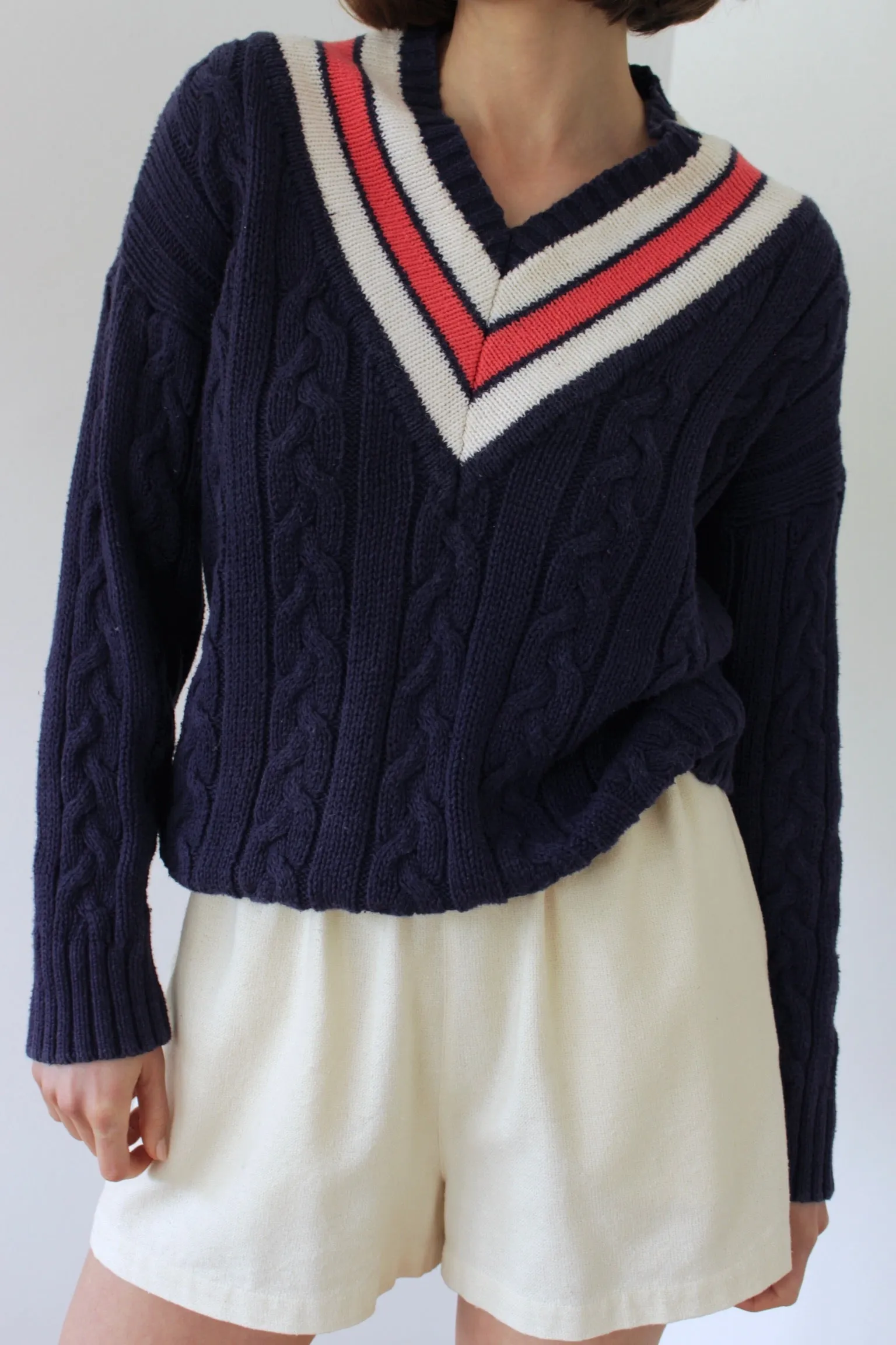 Vintage Collegiate Cotton Sweater sold by NA NIN product image thumbnail 3