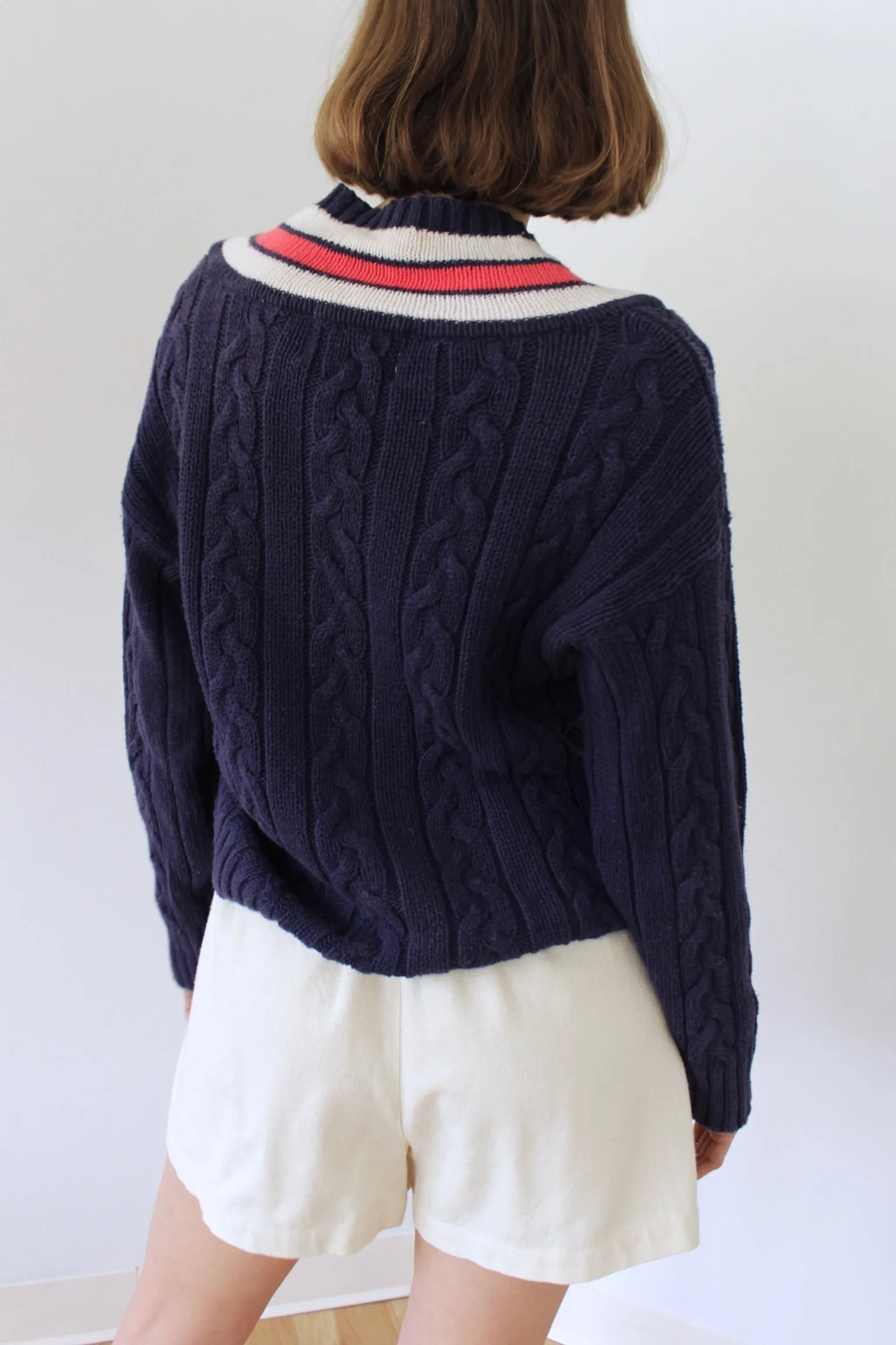Vintage Collegiate Cotton Sweater sold by NA NIN product image thumbnail 2