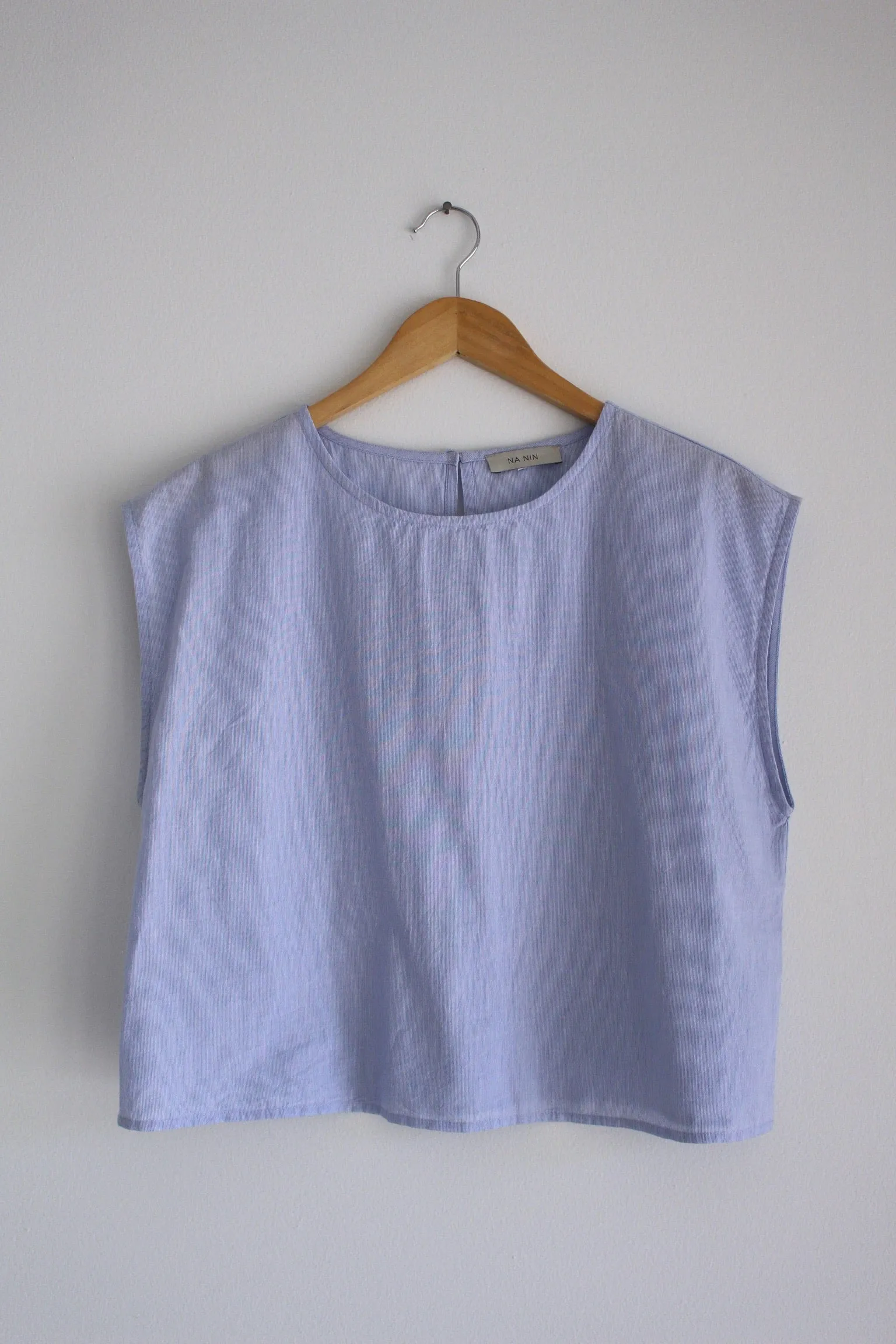 Zay Pinstripe Cotton Top sold by NA NIN product image thumbnail 4