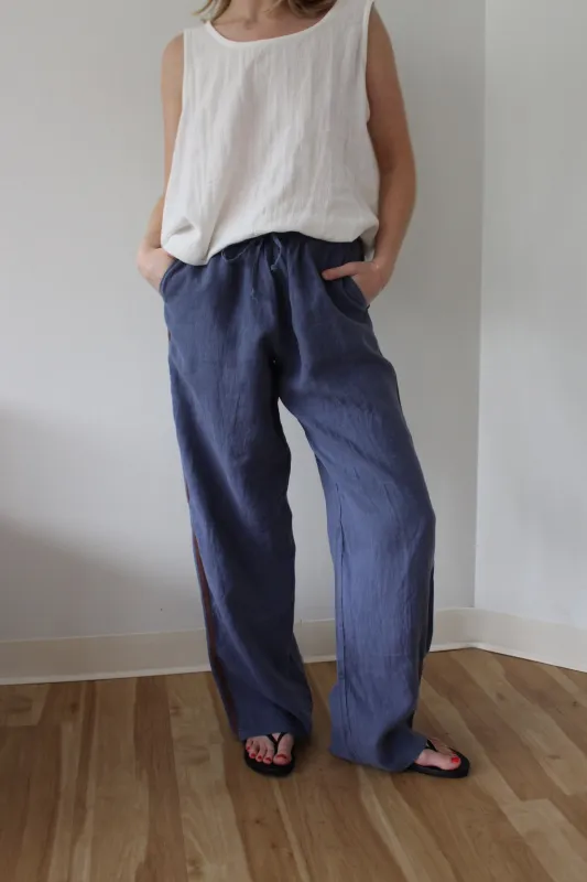 Linen Track Pants made by LA RELAXED