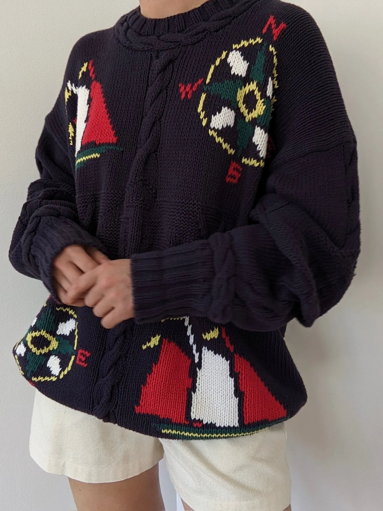 Vintage Guess Nautical Cotton Sweater sold by NA NIN product image thumbnail 4