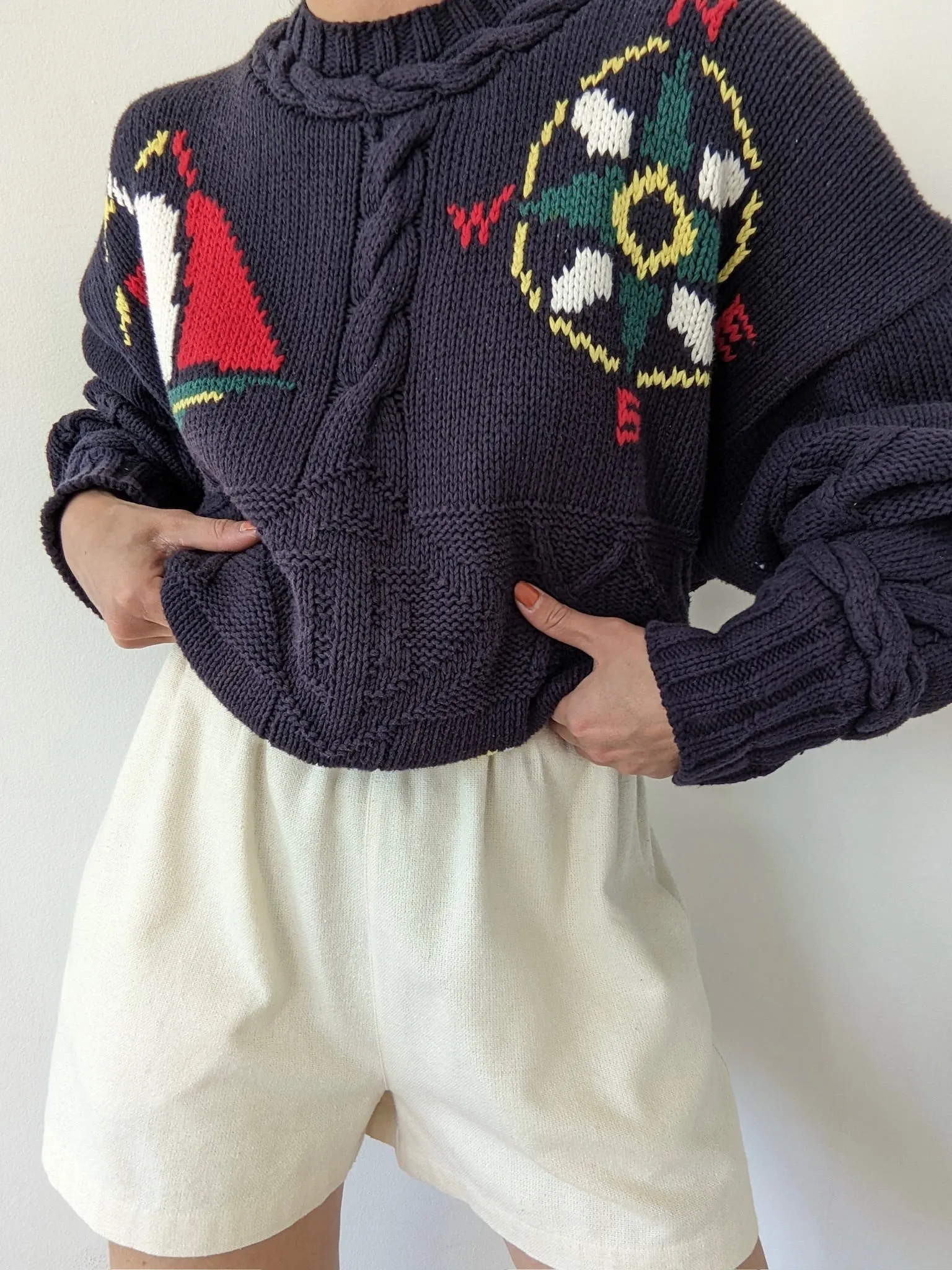 Vintage Guess Nautical Cotton Sweater sold by NA NIN product image thumbnail 5