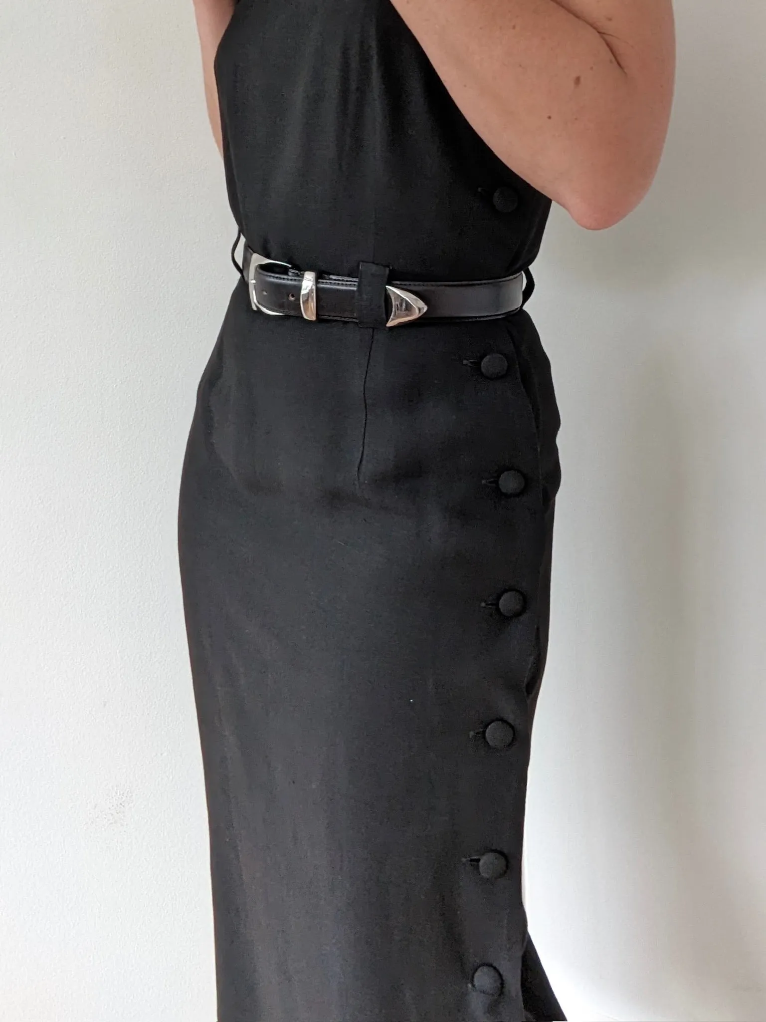 Beautiful Vintage Caviar Linen Dress sold by NA NIN product image thumbnail 2