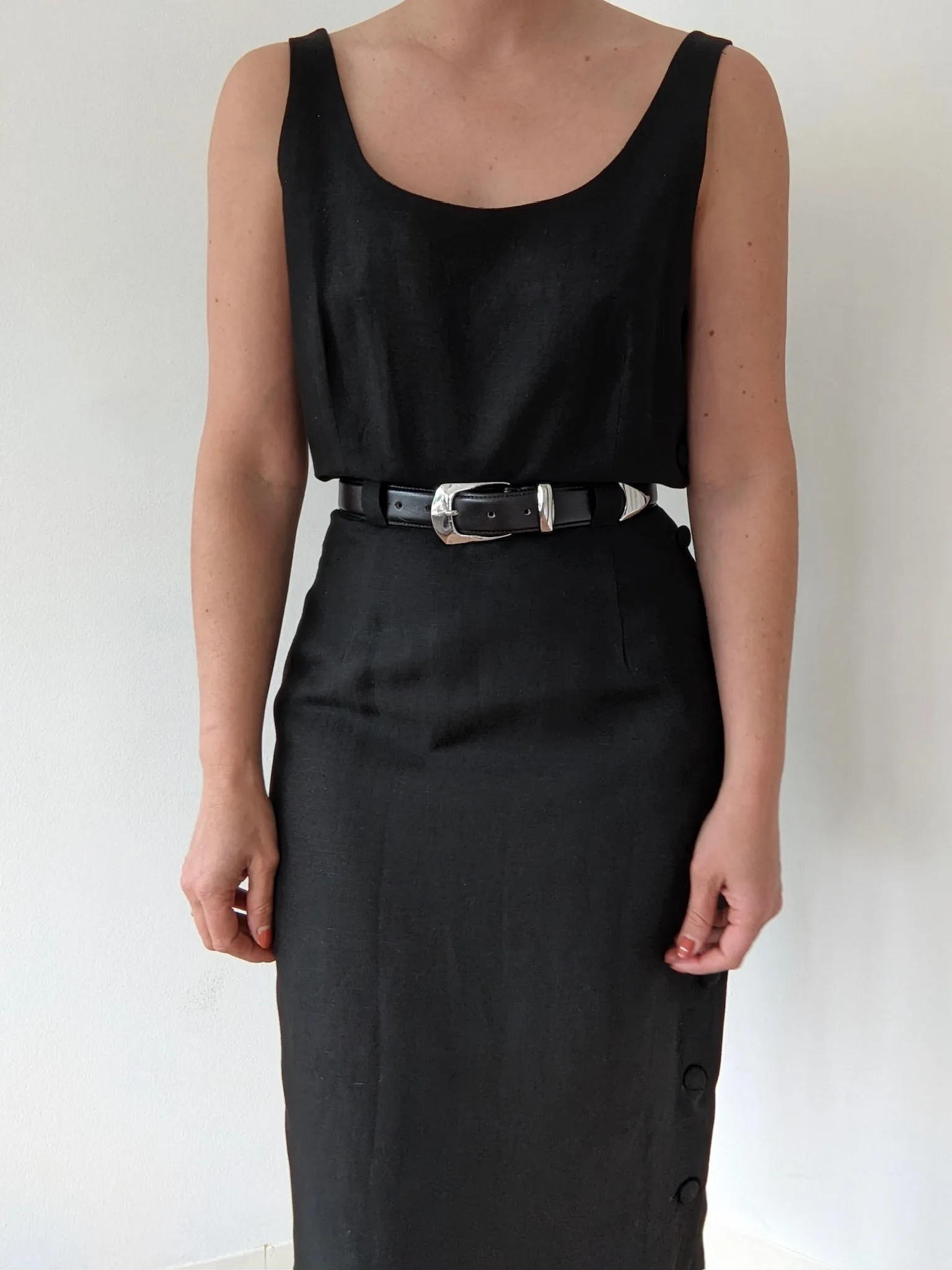 Beautiful Vintage Caviar Linen Dress sold by NA NIN product image thumbnail 5