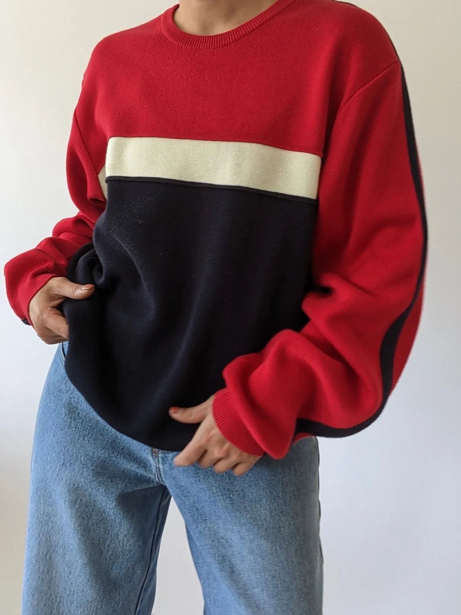 Classic 90s Bold Striped Sweater sold by NA NIN product image thumbnail 3
