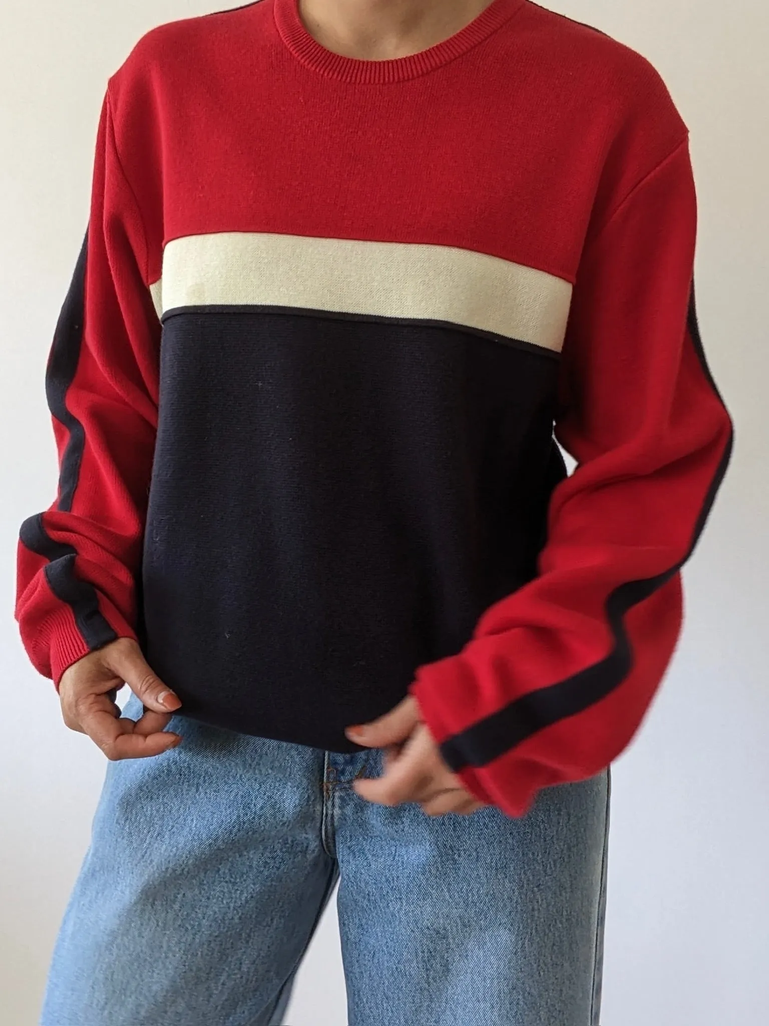Classic 90s Bold Striped Sweater sold by NA NIN product image thumbnail 5