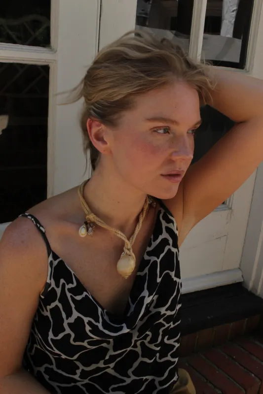 Favorite Vintage Shell & Rope Necklace made by Vintage