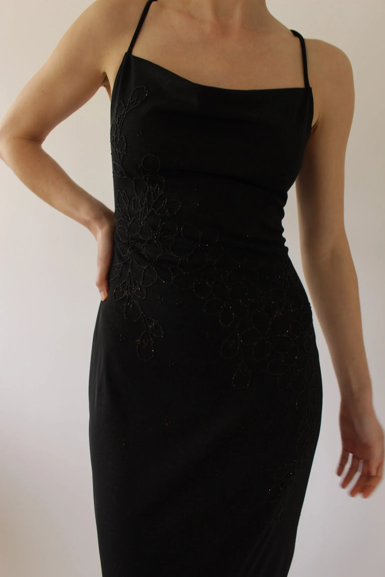 Vintage Beaded Floral Evening Dress sold by NA NIN product image thumbnail 5