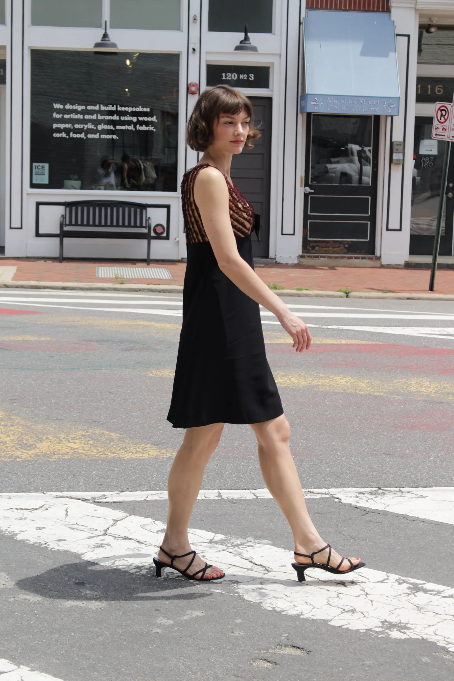 Beautiful 1960s Lace & Bow Accented Dress sold by NA NIN product image thumbnail 5