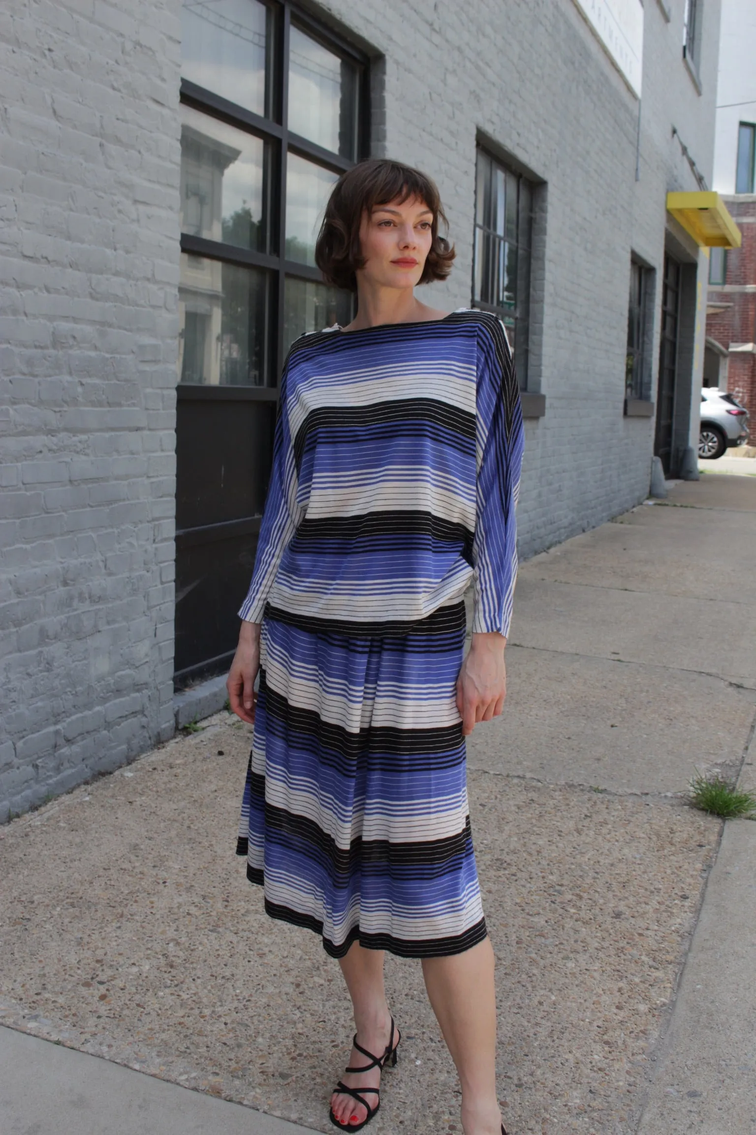 Christian Dior Striped Knit Skirt Set sold by NA NIN product image thumbnail 2
