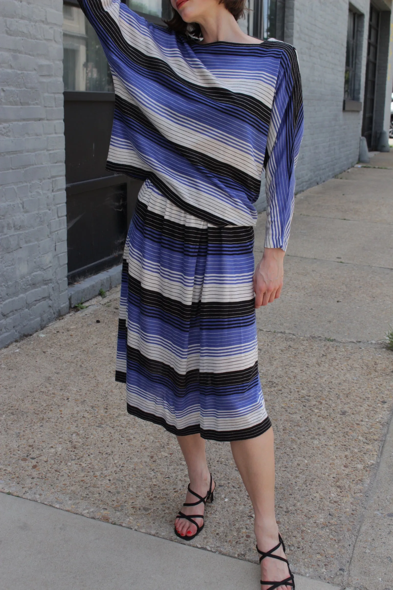 Christian Dior Striped Knit Skirt Set sold by NA NIN product image thumbnail 5