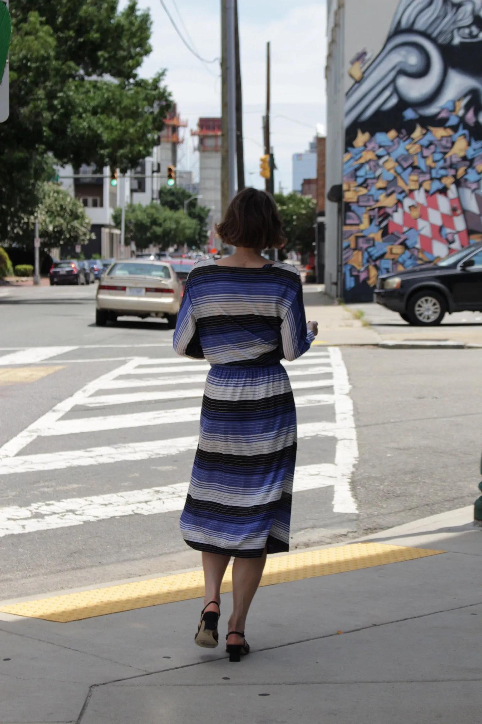 Christian Dior Striped Knit Skirt Set sold by NA NIN