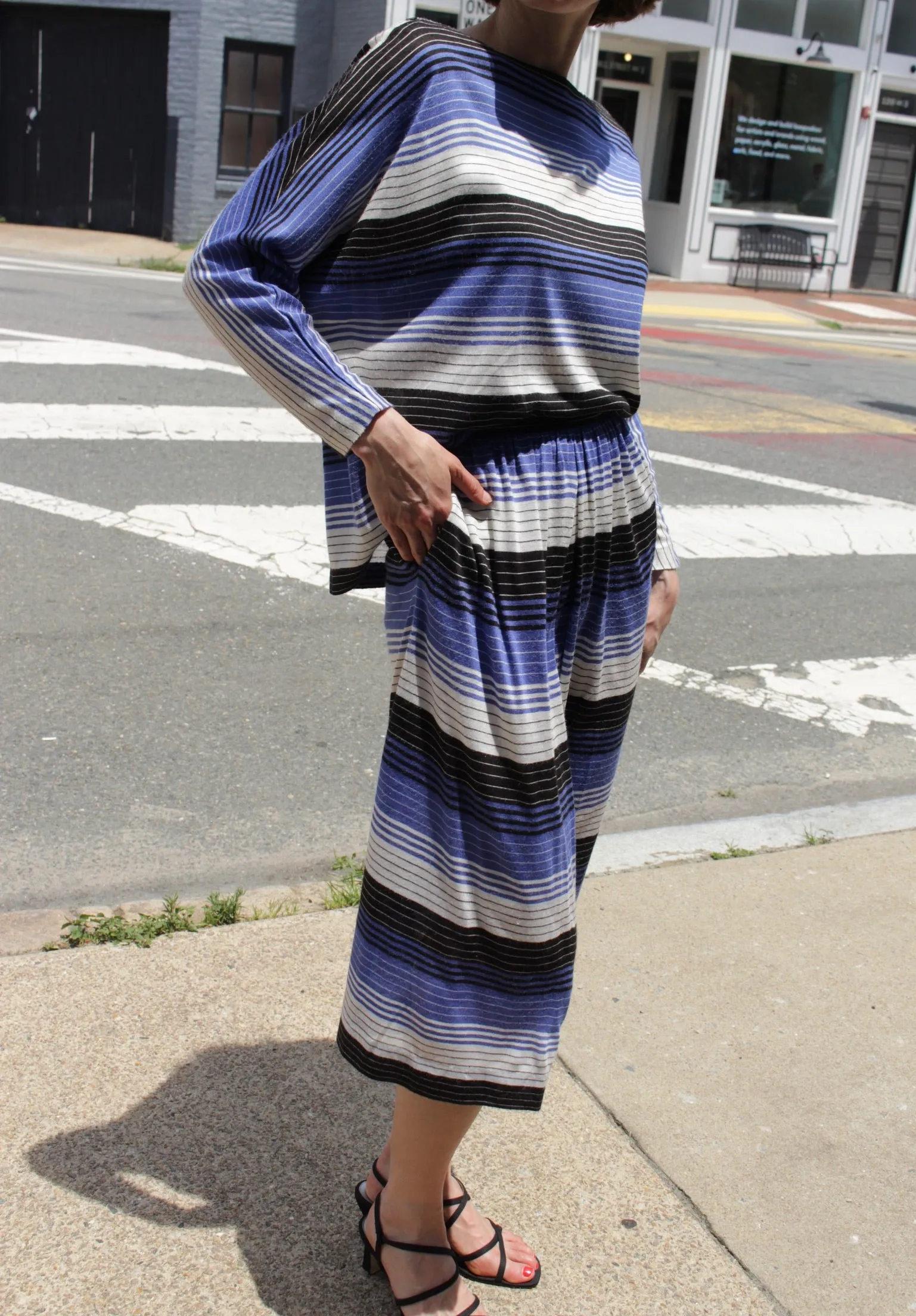 Christian Dior Striped Knit Skirt Set sold by NA NIN product image thumbnail 4