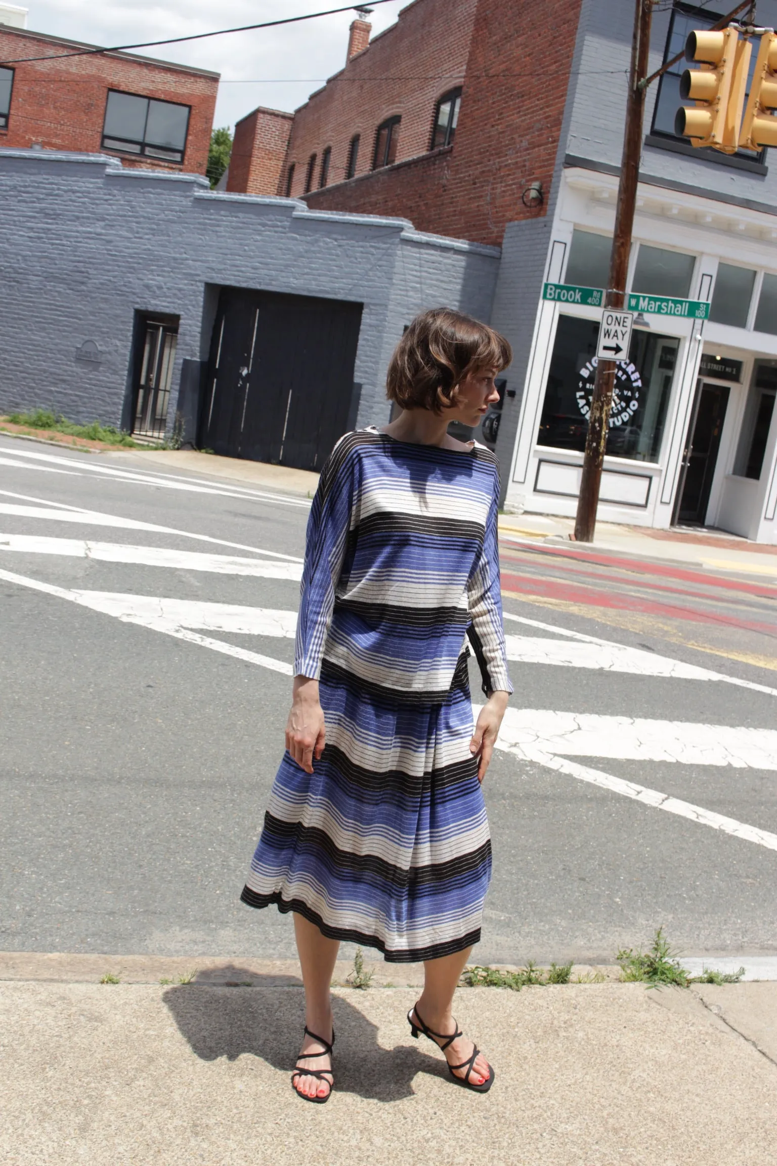 Christian Dior Striped Knit Skirt Set sold by NA NIN product image thumbnail 3