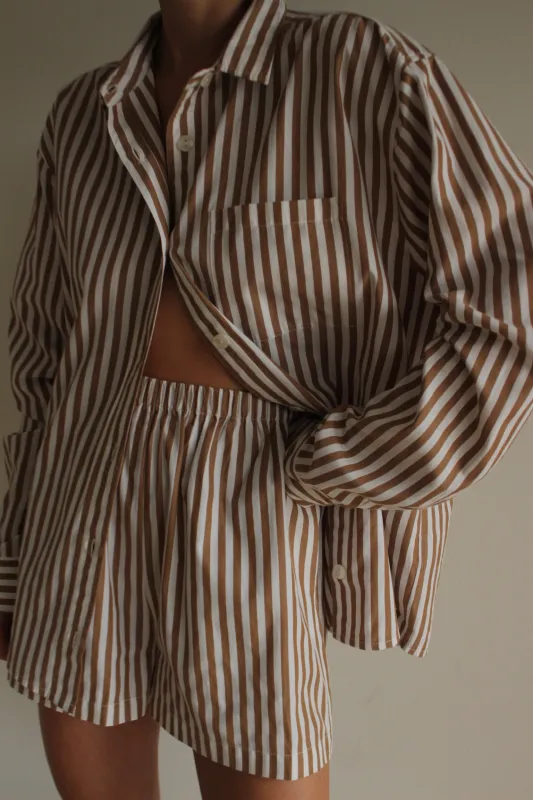 Arlo Paper Cotton Button Up made by NA NIN