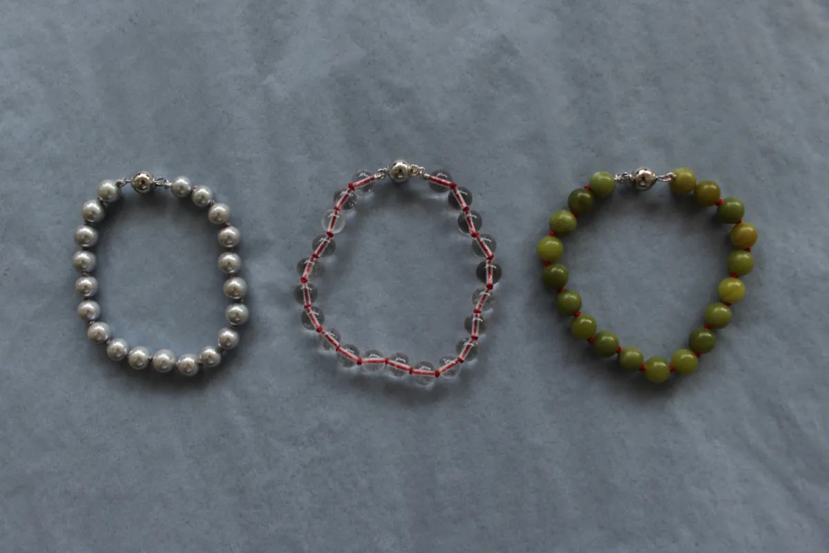 Knotted Gemstone Bracelet made by NA NIN