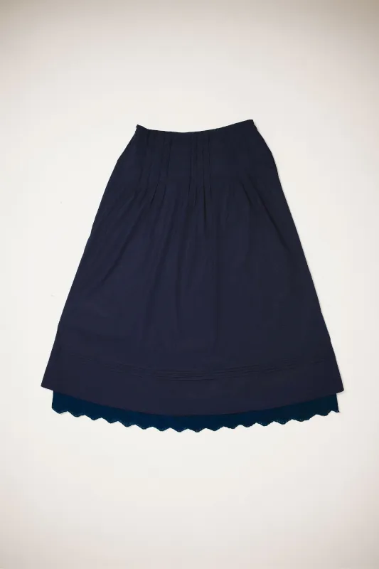 First Blooms Of Spring Skirt in Navy sold by after:five