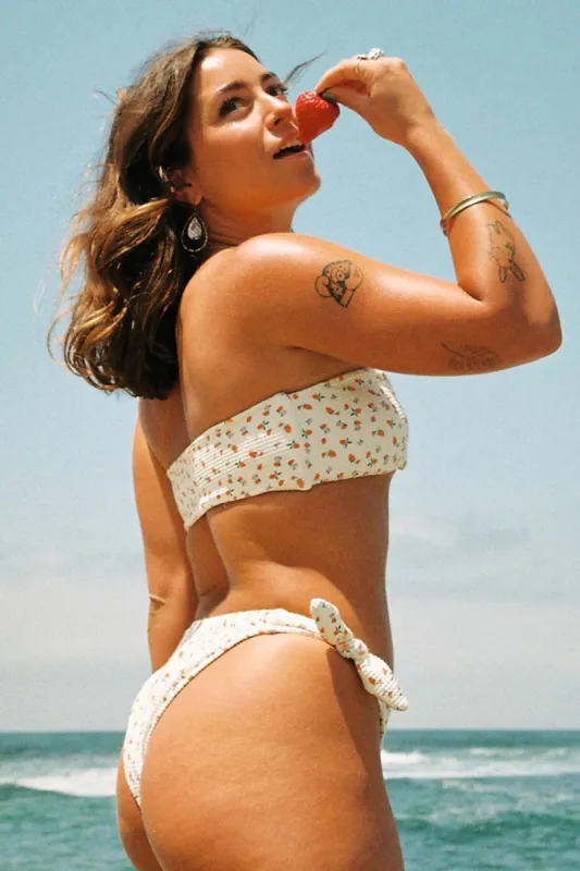 Lucy Side Knots Cheeky Bikini Bottom sold by Dippin Daisy’s