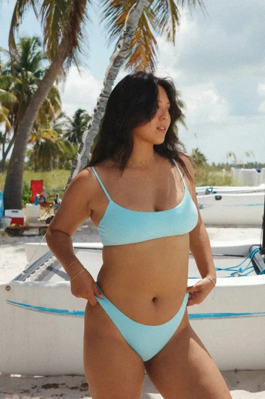 Ayla Scoop Neck Bikini Top sold by Dippin Daisy’s