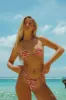 Palm Tie Back Triangle Bikini Top sold by Dippin Daisy’s