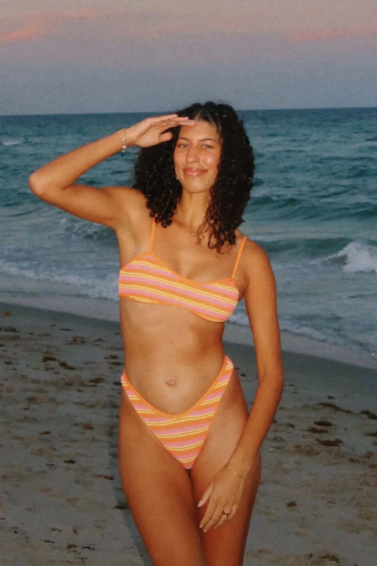 Blair Scoop Neck Bikini Top sold by Dippin Daisy’s