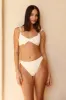 Seashore High Waist Cheeky Bikini Bottom sold by Dippin Daisy’s