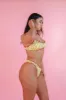 Bonita Ruffled Bikini Top sold by Dippin Daisy’s