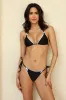 Black Triangle Super Cheeky Set sold by Dippin Daisy’s