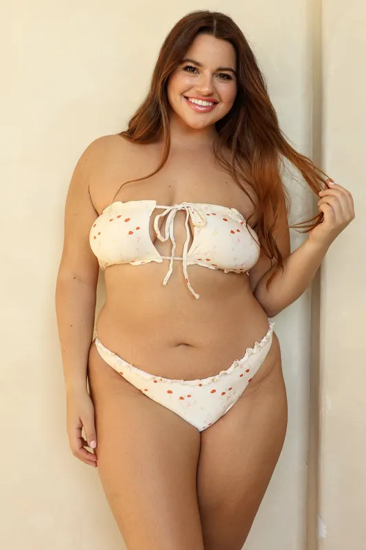 Rosewater Rikki Bandeau Cheeky Set sold by Dippin Daisy’s