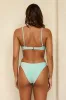 Bleached Aqua Triangle Cheeky Set sold by Dippin Daisy’s