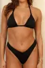 Black Triangle Thong Set sold by Dippin Daisy’s