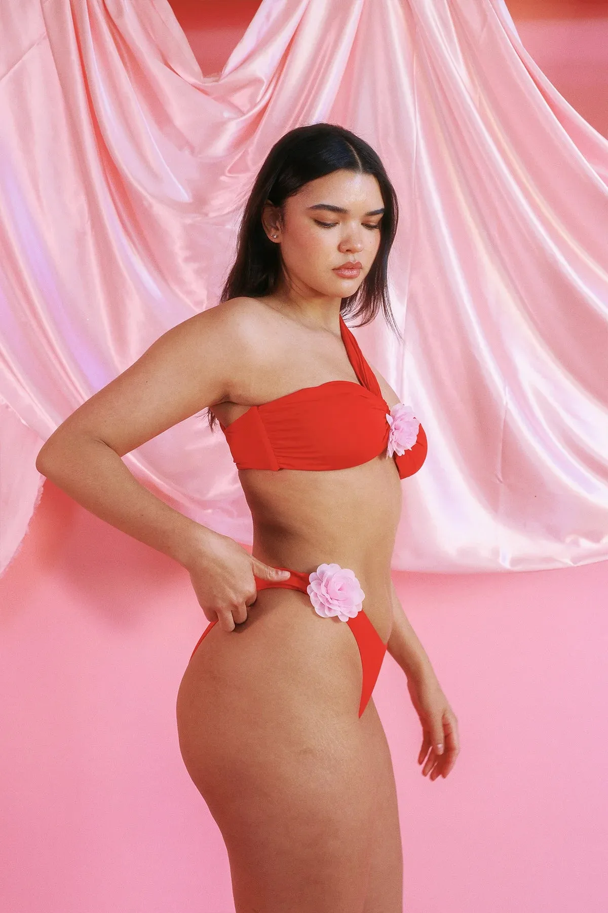 Strawberry Bandeau Super Cheeky Set sold by Dippin Daisy’s product image thumbnail 5