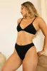 Black Zen Triangle Cheeky Set sold by Dippin Daisy’s