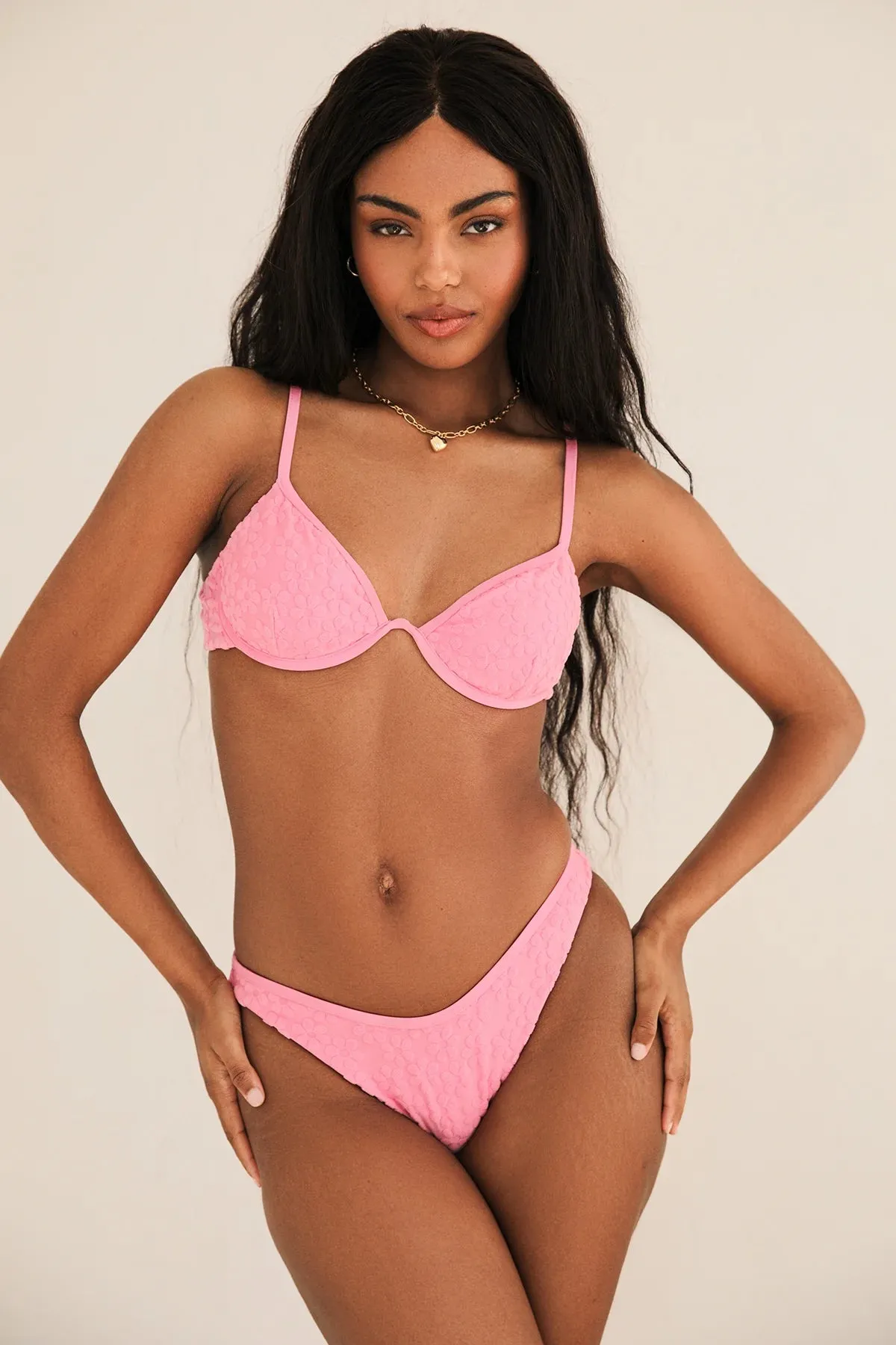 Hula Hoop Terry Underwire Cheeky Set sold by Dippin Daisy’s product image thumbnail 3