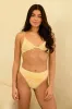 Golden Ditsy Triangle Cheeky Set sold by Dippin Daisy’s