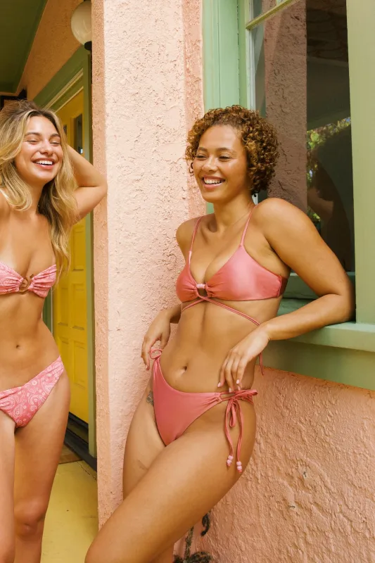 Blushing Cheeky Bikini Bottom sold by Dippin Daisy’s