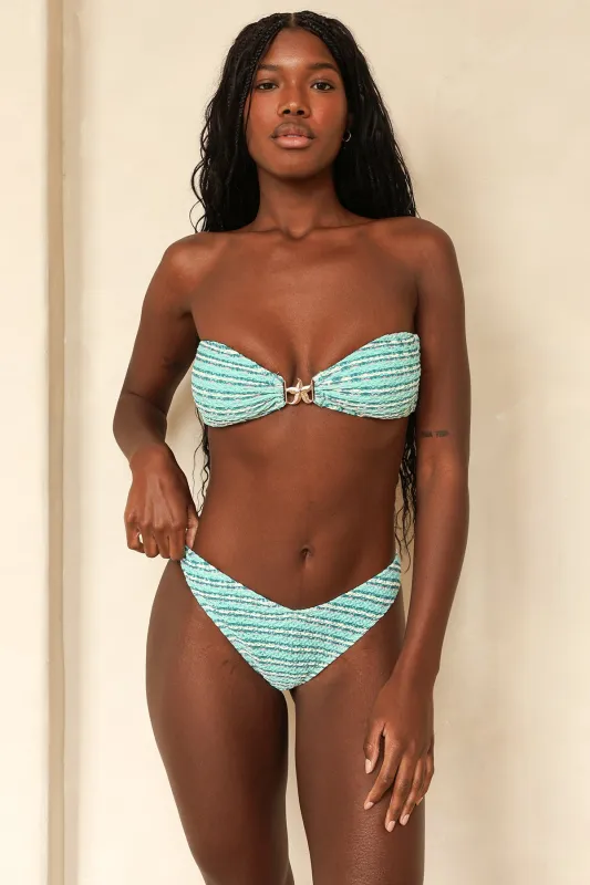 Polo Super Cheeky Bikini Bottom made by Dippin Daisy’s