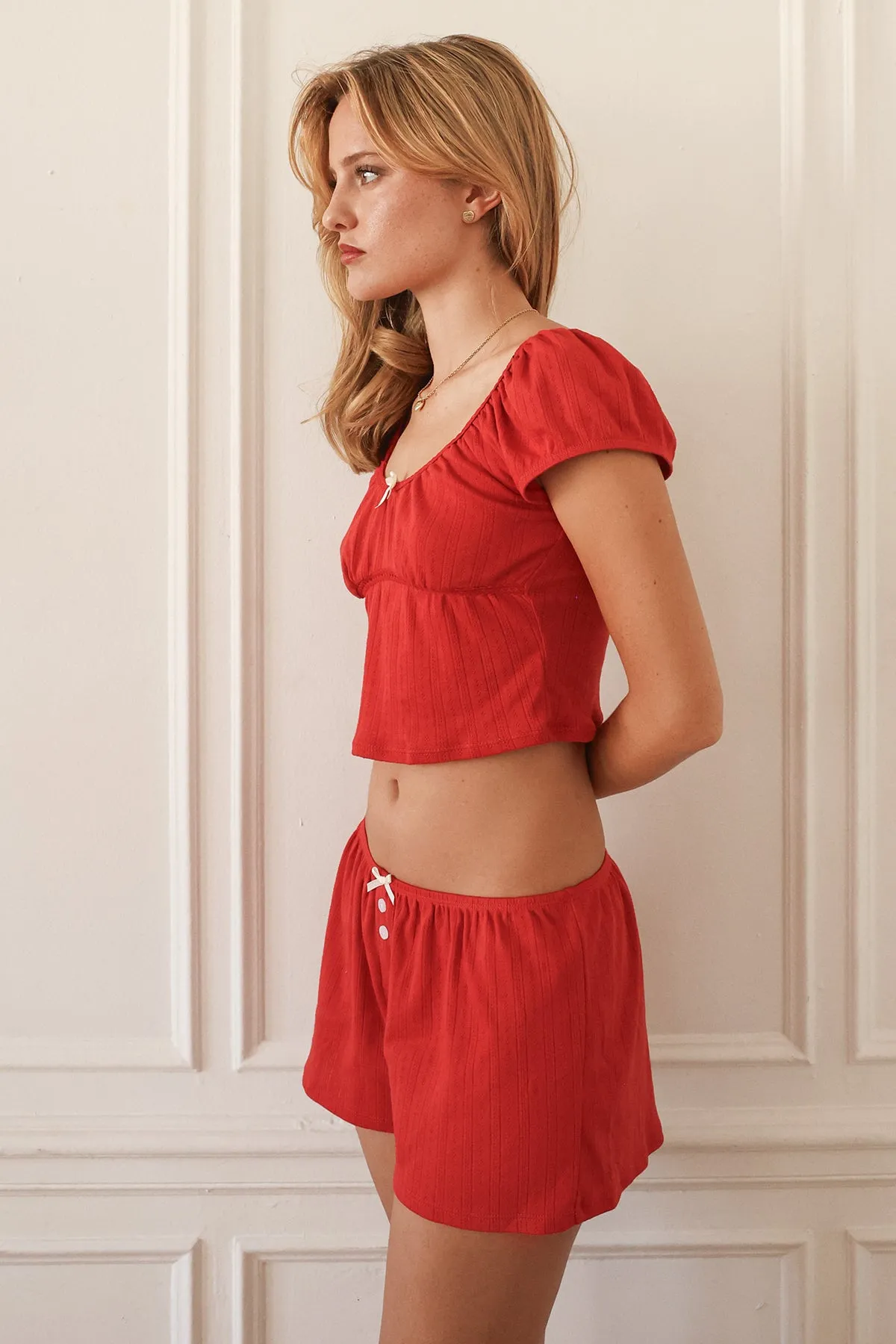 Molten Lava Blouse Shorts Set sold by Dippin Daisy’s product image thumbnail 4