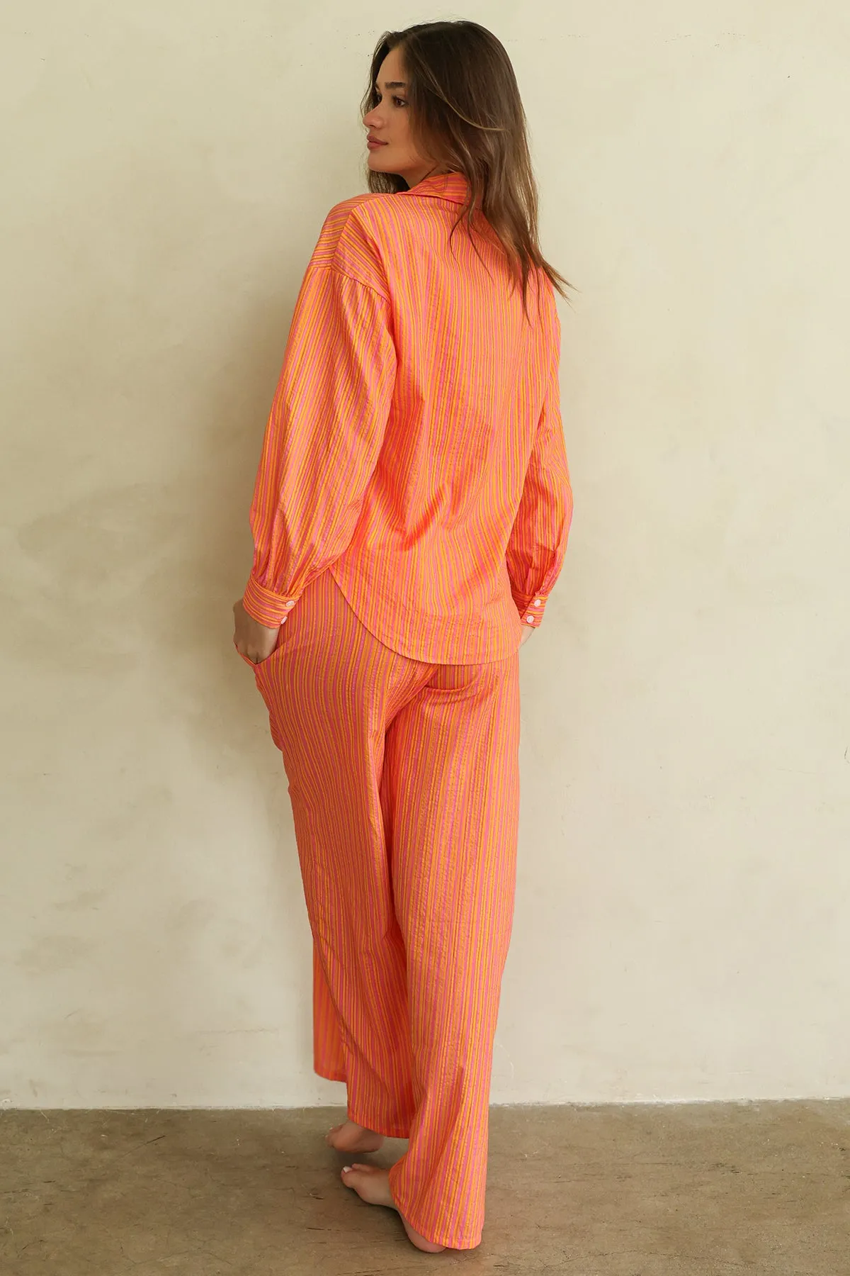Bellini Stripe Button Up Pants Set sold by Dippin Daisy’s product image thumbnail 3