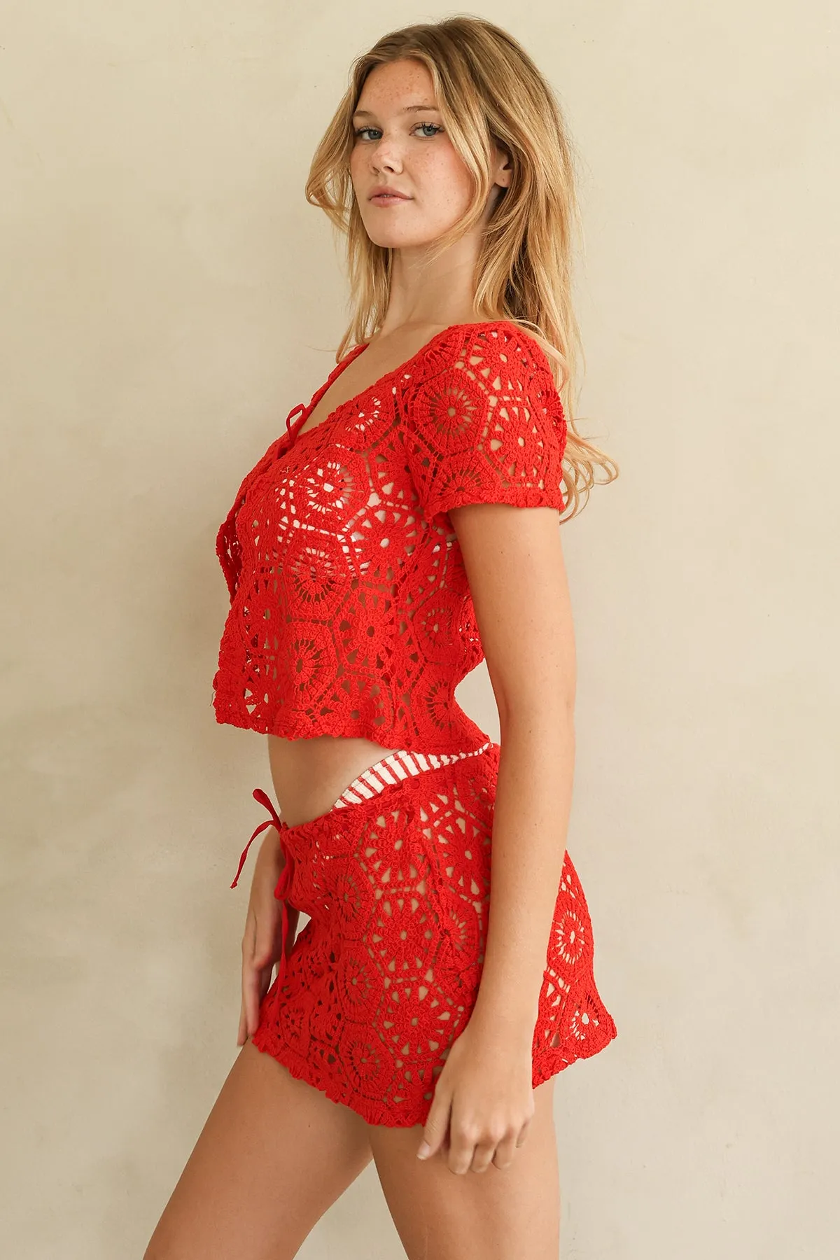 Cherry Cola Blouse Skirt Set sold by Dippin Daisy’s product image thumbnail 4