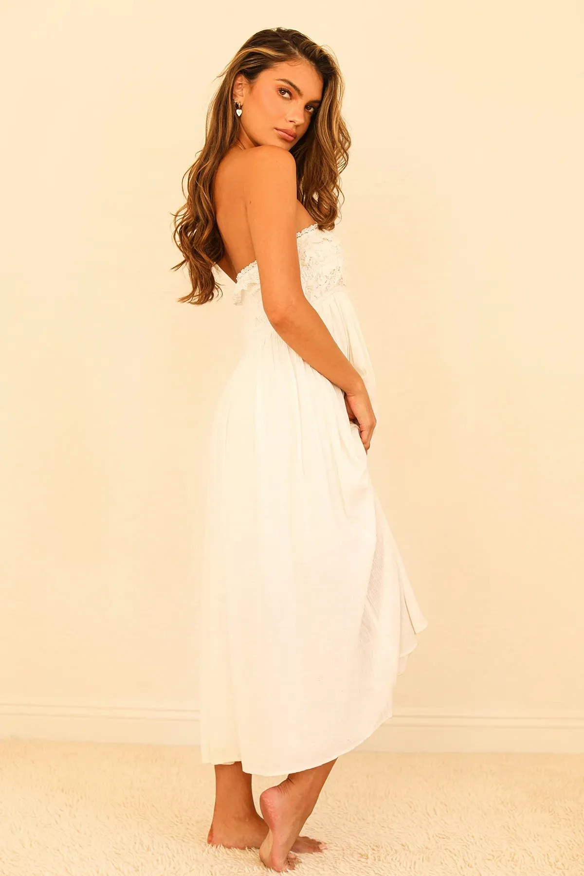 Moonflower Flowy Midi Skirt sold by Dippin Daisy’s product image thumbnail 5