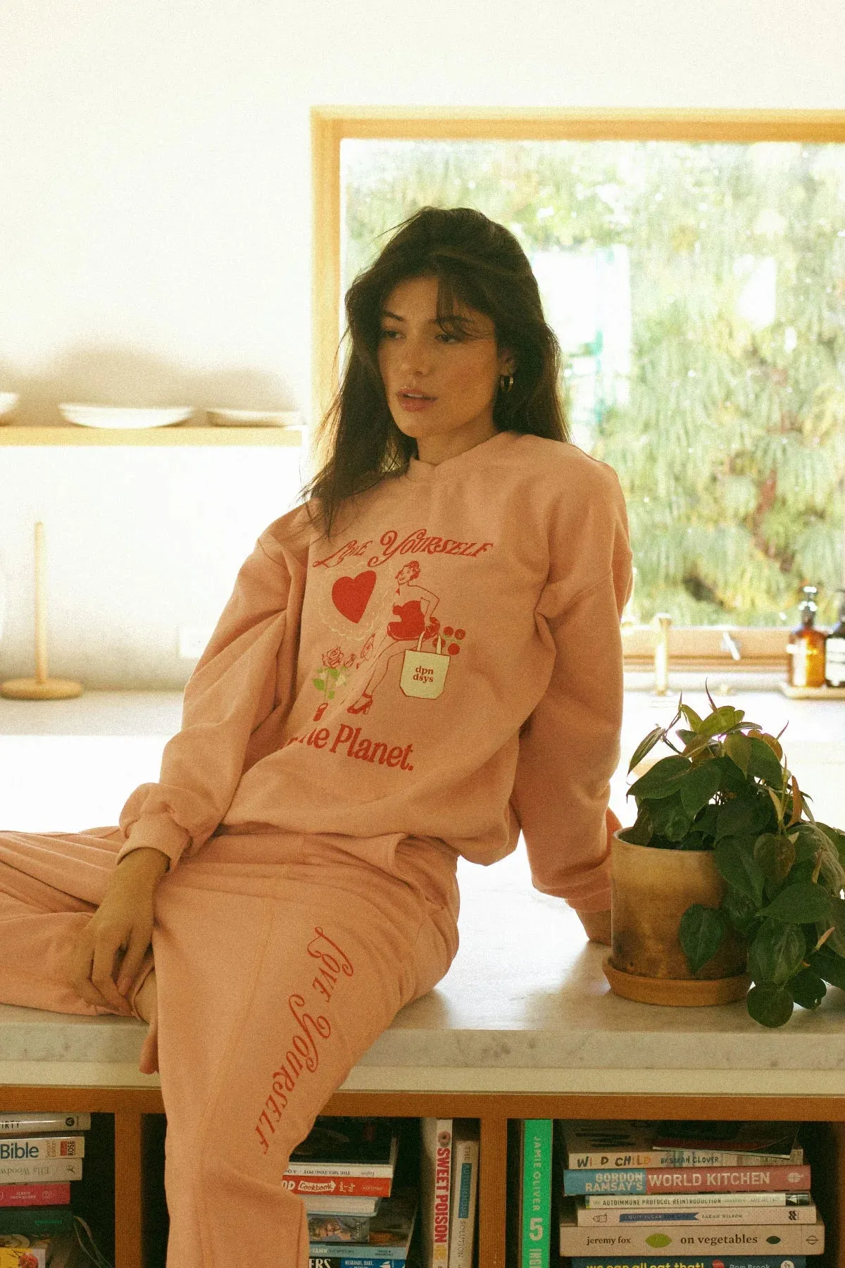 Love Yourself Long Sleeve Crewneck sold by Dippin Daisy’s